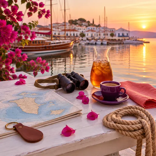 Spetses island hotels for refined stays by the harbor