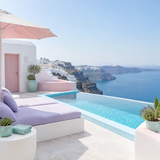 Santorini hotels with private pools and caldera views for a refined escape