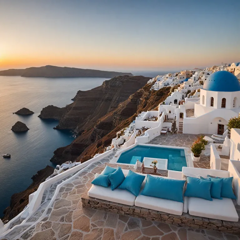 Luxury hotels with sea view in Santorini for an unforgettable island stay