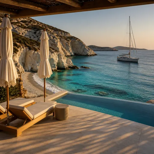 An elegant guide to the best beaches in Milos for luxury island stays